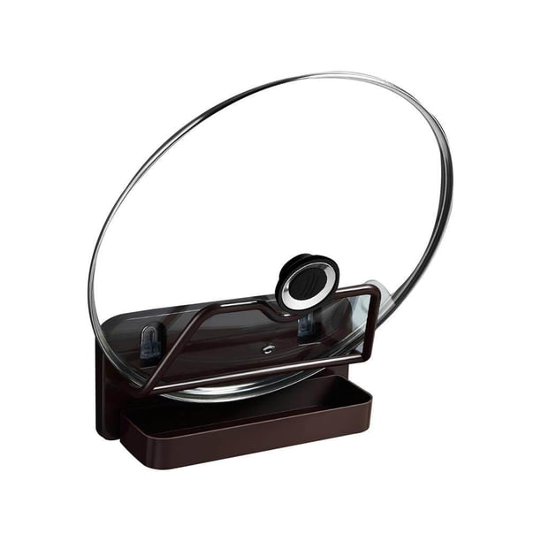 Estante Para Tapa De Olla Sin Perforaciones, Estante De Almacenamiento Para Tabla De Cortar Multifuncional Montado En La Pared Para Cocina, Estante Para Tabla De Cortar Para El Hogar Con Gancho seitruly HA026699-03