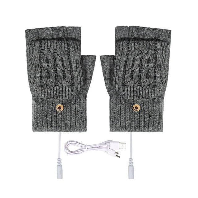 Gants d'Hiver Chauds Gants d'Hiver Chauffants Température Réglable Amovible Lavable Gant à Doigts Complets