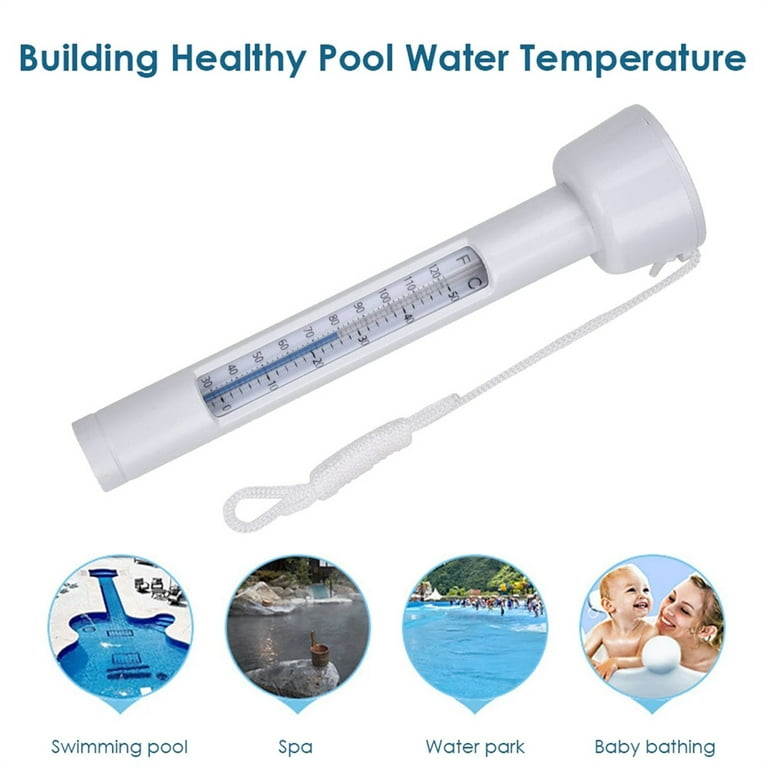 NicetyMeter Wireless Floating Pool Thermometer Indoor Outdoor Digital  Temperature Monitor Swimming Pool SPA Hot Tubs Ponds