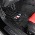 thumbnail image 1 of Lloyd Mats Heavy Duty Signature Rubber All Weather Floor Mats for Chevy Camaro 2016-2024 - Tri Color Shield (2PC - Fronts, Black), 1 of 4