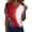 White, variant on Womens 250th Anniversary Usa Shirt 250 Anniversary Usa Flag Print V Neck Henley Tops Patriotic 4th Of July T-Shirt