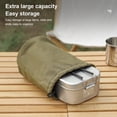 thumbnail image 2 of MesaSe Camping Drawstring Bag Holder Canvas Anti-lost Container Backpacking Climbing Sundries Pouch Pack Anti-scratch Organizer, 2 of 7