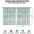 thumbnail image 2 of Vintage Teal Wood Grain Curtains-Blackout Curtains Bedroom Decor Living Room Darkening Grommet Window Drapes 2 Panels Set 42x54 inch, 2 of 2