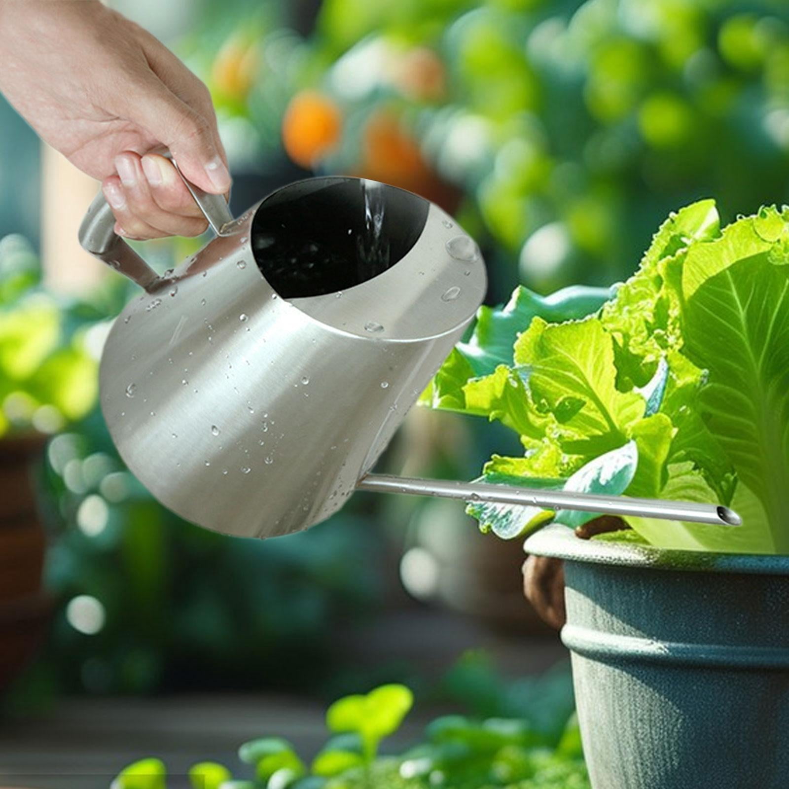 Dualoai Garden Watering Can Lightweight Long Spout for House Plant Gardening Garden 400ML