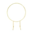 thumbnail image 3 of GUOOL Wedding Arch Frame Heavy Duty Round Wedding Circle Backdrop Stand Frame Thickend Aureate 1m 6, 3 of 9