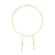 thumbnail image 3 of Marco de arco de boda, marco de soporte de fondo de círculo de boda, kit de arco de globo, soporte resistente para jardín, césped, decoración de boda, Aureato 1m 6 Tubos, 3 of 8