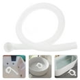 thumbnail image 1 of OULII shower drain pipe White PVC Extended Length for Home Improvement 1Pack, 1 of 8