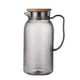 thumbnail image 2 of CaiYueKe Plastic Pitcher with Lid and Strainer, 1L Beverage Jug for Iced Water, Fruit Tea, Bar and Restaurant Use, High-Temperature-Proof PC Water Pitcher for Kitchen, Dining, KTV, Clear Juice Jug, 2 of 7