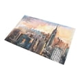 thumbnail image 2 of CADecor Watercolor Skyscrapers New York City Non-Slip Bath Mat Rug Bath Doormat Floor Rug 30x18 inches, 2 of 2