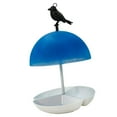 thumbnail image 4 of Alimentador de aves colibríes alimentador al aire libre gran capacidad metal, dispensador de alimentos, estación de alimentación de pájaros para patio, 4 of 8