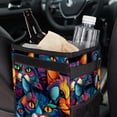thumbnail image 6 of Cat Foldable Car Trash Can with Lid, Leak-Proof, and Hanging Storage Bag - Car Trash Bin, Trash Can for Car, Car Garbage Can, 6 of 6