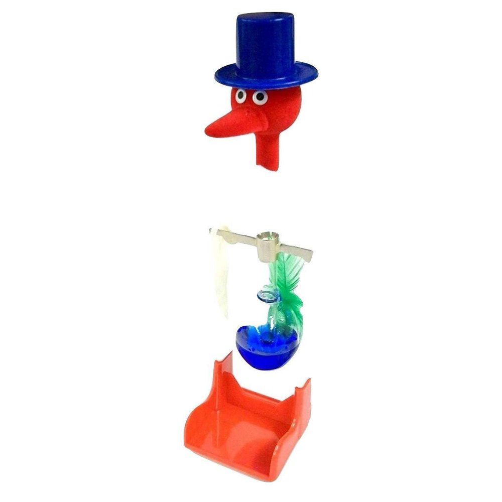 New Drinking Water Bird Novelty Happy Duck Bobbing Toy Retro Glass