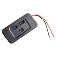 thumbnail image 4 of CENL 12V-24V QC 3.0 Dual USB Car Fast Charger Socket Power Outlet Panel Mount, 4 of 10