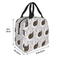 thumbnail image 4 of Kdxio Cute Swan Print Insulated Lunch Bag,Reusable Tote Lunch Box for Women Men,Leakproof Cooler Lunch Bags for Work Office Travel Picnic, 4 of 6