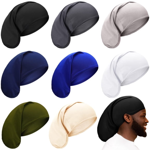 Gorra con rastas Janmercy, unisex, 8 piezas, colores surtidos