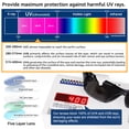 thumbnail image 3 of TINHAO Oversized Wrap Around Fit Over Glasses Sunglasses for Men with Hard Case, Polarized UV400 Wide Frame Prescription Glasses for Driving Fishing Hiking Cycling, 3 of 6