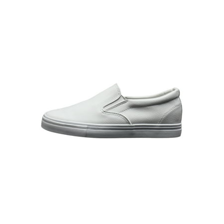 

Fangasis Womens Breathable Walking Shoes Flats Lightweight Loafers Sport Round Toe White 8.5