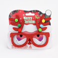 thumbnail image 3 of Yunuuuoa Christmas Tree Glasses Antlers Spectacles for Holiday Party Stage Performance Cosplay Flexible Durable Festive Accessory, 3 of 5