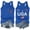 Blue_#04, variant on 4th of July Independence Day Tank Top Women's 250 Anniversary USA Patriotic Crew Neck American Flag Print Tank Top,Black XL