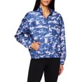 thumbnail image 2 of Reebok Womens Essential Woven Printed Quarter Zip Windbreaker with Pocket, Sizes XS-XXXL, 2 of 4