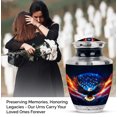 thumbnail image 3 of MUKTIVE Eagle Urn for Human Ashes Adult Female - Military Urns for Human Ashes Adult Mom - Black Funeral Urns for Cremation - 10 Inch Large Urn for Men, 3 of 7