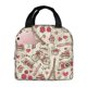thumbnail image 1 of Easygdp Paris Vintage Bolsa Térmica Premium - Tela Oxford Impermeable, Gran Capacidad, Bolsillo Frontal, Unisex para Trabajo, Escuela, Actividades al Aire Libre y Picnics, 1 of 8