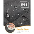 thumbnail image 5 of Funda para asiento de coche para perros, 600D, resistente y duradera, para asiento trasero, 100% impermeable, a prueba de arañazos, antideslizante, hamaca para perro con solapa lateral, fundas suaves, 5 of 5