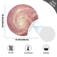 thumbnail image 3 of Rose Conch Black Round Placemats Plate Mats 15 Inch Non-Slip Heat Resistant Washable PVC Set Indoor for Kitchen Dining Table 4PCs, 3 of 6