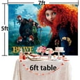 thumbnail image 5 of Brave Princess Merida Backdrop Banner Party Supplies Poster Movie Theme Background for Photography Kids Birthday Decorations, 5 of 5