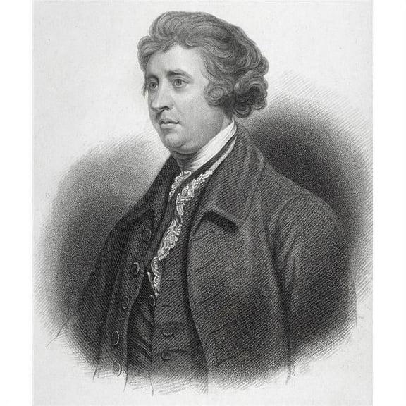 Posterazzi DPI1860839 Edmund Burke 1729 to 1797 Anglo Irish Philosopher Author & Statesman Poster Print, 13 x 15
