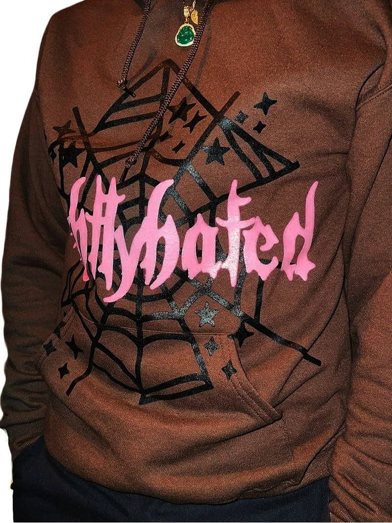 Women Men Rhinestone Hoodie Y2k Graphic Zip Up Unisex