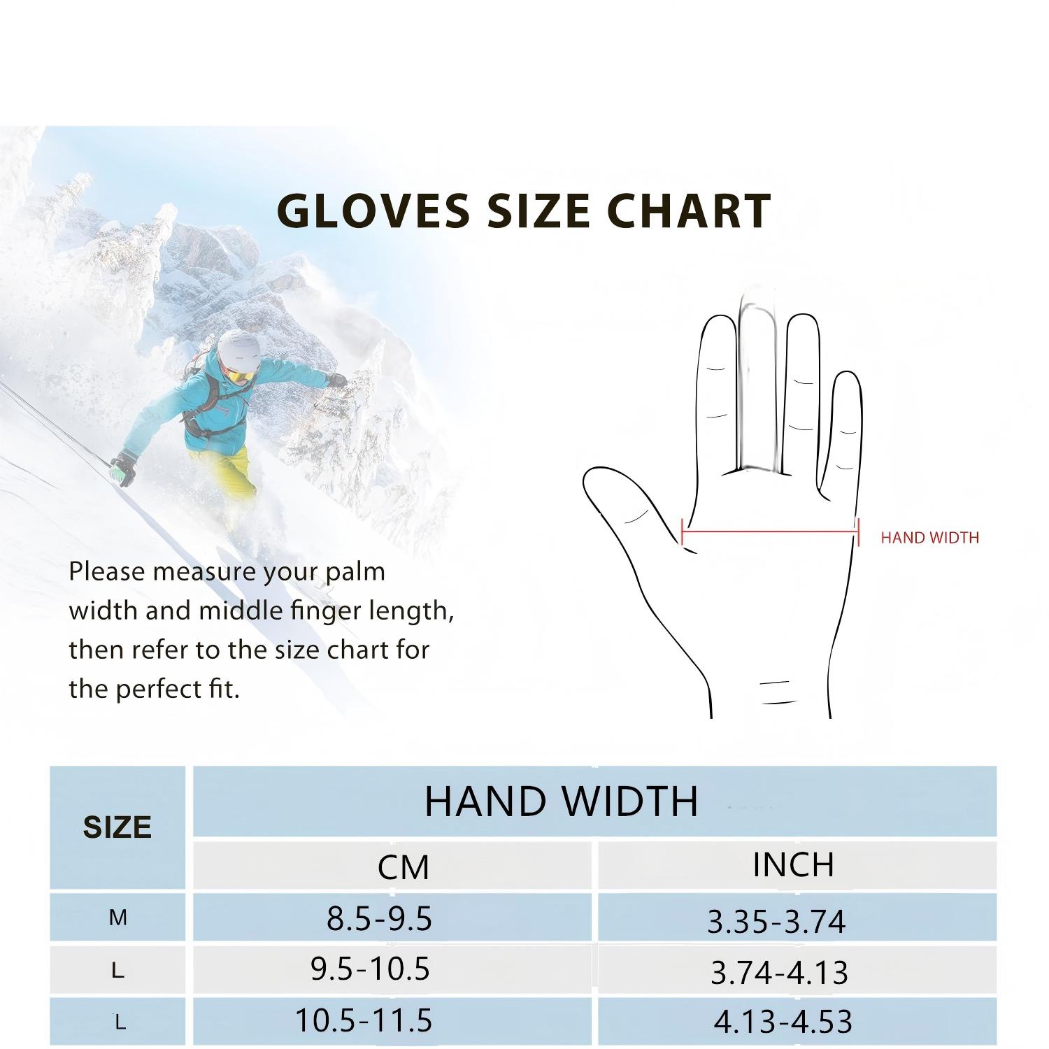 Heated Gloves, Rechargeable Heated Gloves for Men Women, Waterproof Electric Heating Ski Gloves with Touchscreen for Cold Weather Motorcycle Skiing Snowboarding Hiking Hunting Gifts
