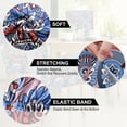 thumbnail image 4 of PiccoCasa 4Pcs Stretch Spandex Dining Chair Slipcovers Colorful Print Chair Protectors, 4 of 6