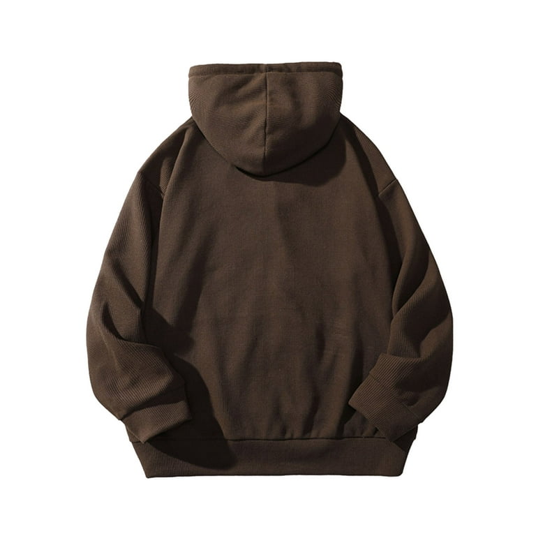 LEEy-world Sweatshirt Men'S Color Block Hoodie-Full Zip