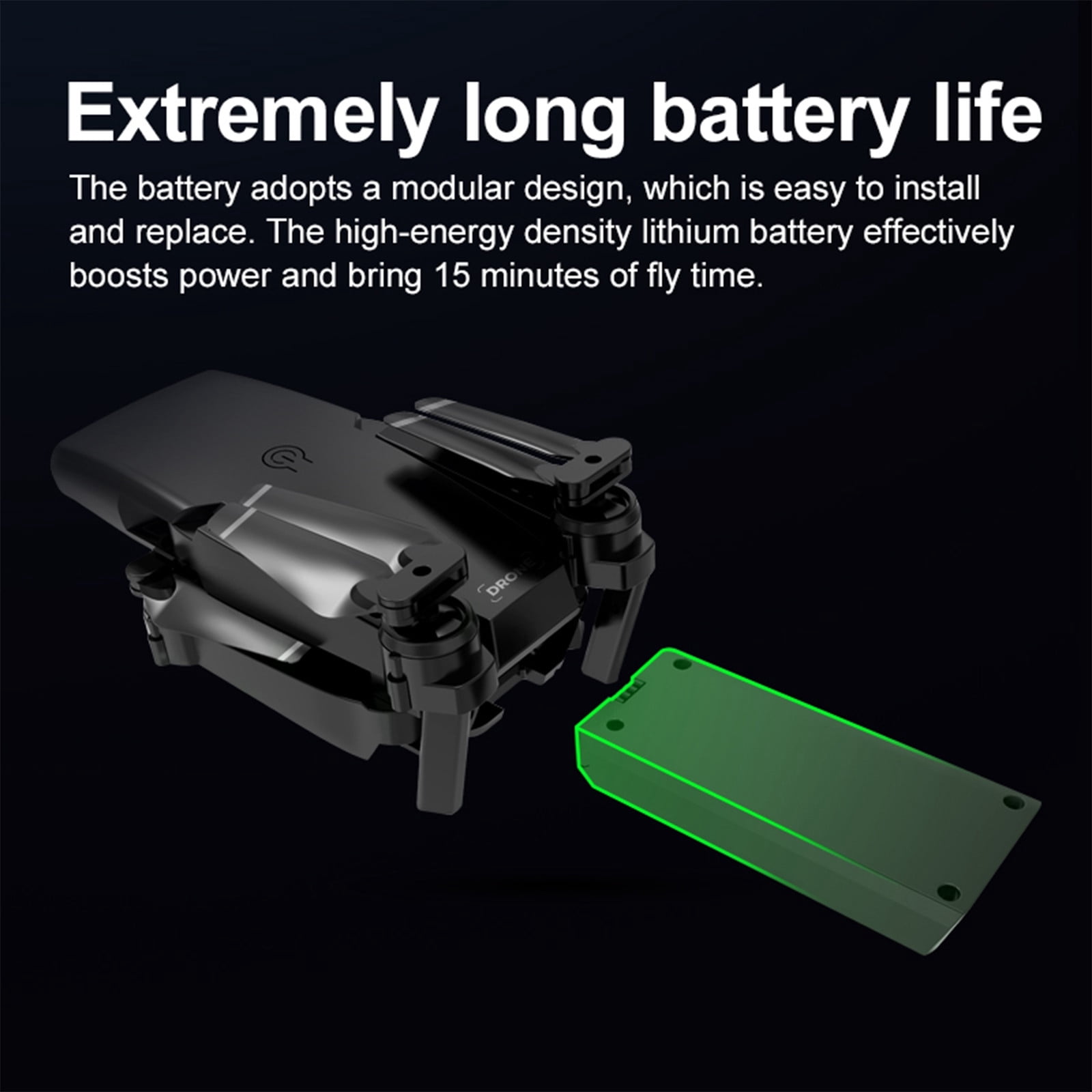 ESULOMP Drone with Dual 720P HD FPV Camera Remote Control Toys Gifts for Boys Girls with Altitude Hold Headless Mode Start Speed Adjustment