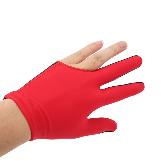 Guantes de Billar de Mano Izquierda Guantes de Billar de 3 Dedos Guantes de Taco de Billar para Billar ANGGREK Otros