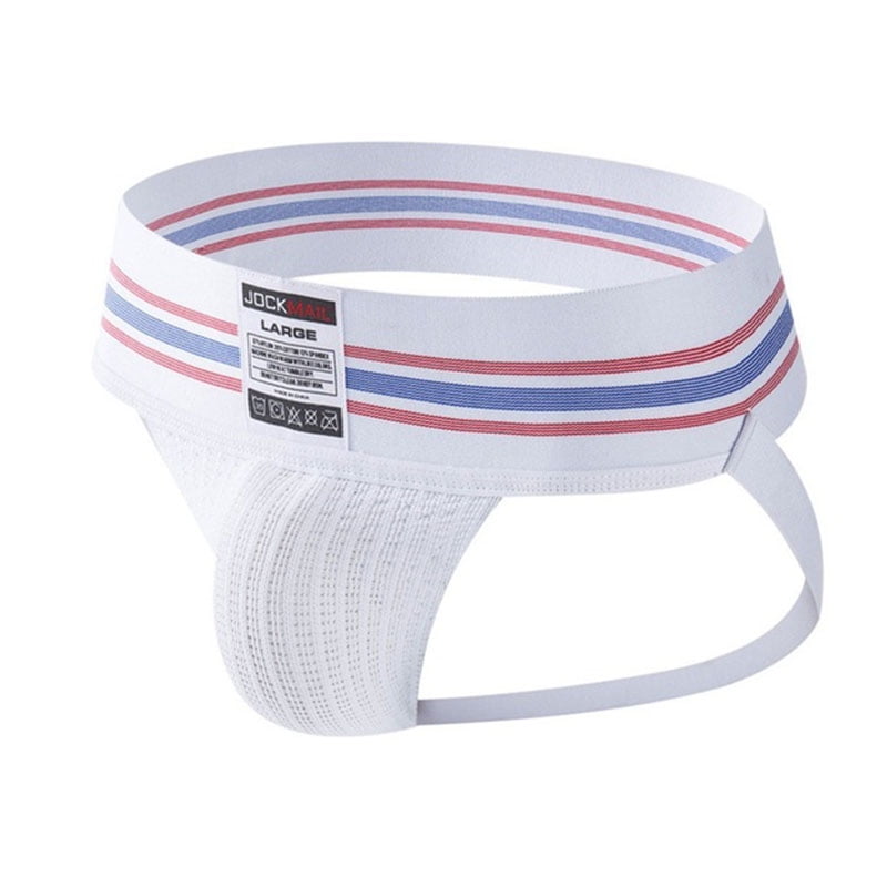 Hemiks Men's Underwear Breathable Jockstrap Supporter Cup Pocket