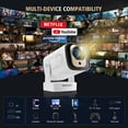 thumbnail image 2 of Proyector portátil Ear&ear HY260 PRO 1080P 4K 300lm Android 11, 2 of 9