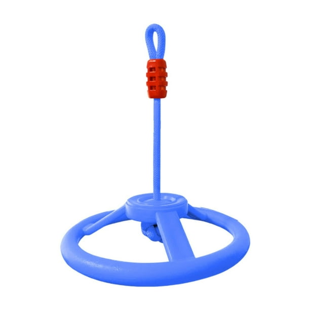 Rueda de obstáculos para niños de obstáculos Rueda de mono oscilante giratoria de 360 degree para azul