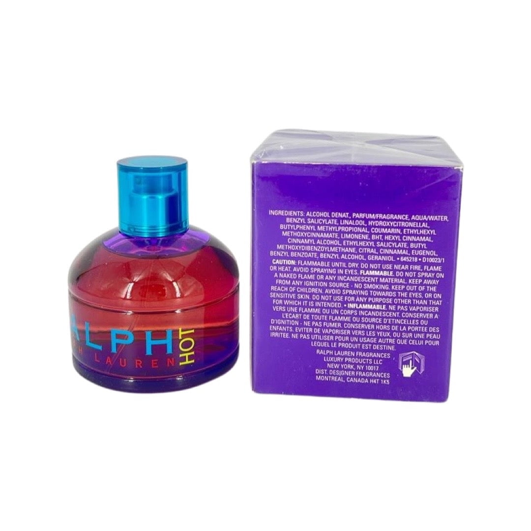 Ralph Hot by Ralph Lauren for Women EDT Perfume Spray 3.4 oz. New in Box Walmart