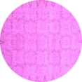 thumbnail image 1 of Ahgly Company Indoor Round Oriental Purple Traditional Area Rugs, 8' Round, 1 of 4