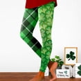 thumbnail image 1 of WILLBEST Leggings de Yoga Con Estampado Del Día de San Patricio Para Mujer, Cintura Alta, Para Entrenamiento, Correr, Deportes Atléticos, 859 Extra Grande, 1 of 3