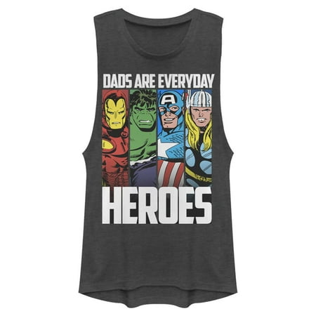 Marvel Classic Brick Logo Women's Muscle Tank - Relaxed Fit Racerback Scoop Neck Tank Top