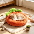 thumbnail image 4 of Thickened Warm Pet Mat Soft Comfortable Sleeping Pad for Dogs Cats, Cozy Crate Kennel Sofa Floor Furniture Protector, All Seasons House Training Accessory, Warm Pet Bed, Soft Pet Bed, 35x25cm, 4 of 6