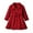 Burgundy, variant on LYMAYTER Kids Girls Jackets Fall Winter Solid Color Pleated Outerwear Toddler Bowknot Windproof Jacket for 1-6 Years