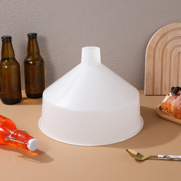 DEEPCRAFF 1Pc Food Grade Plastic Funnel Large Mouth for Bottles Beverage and Oil