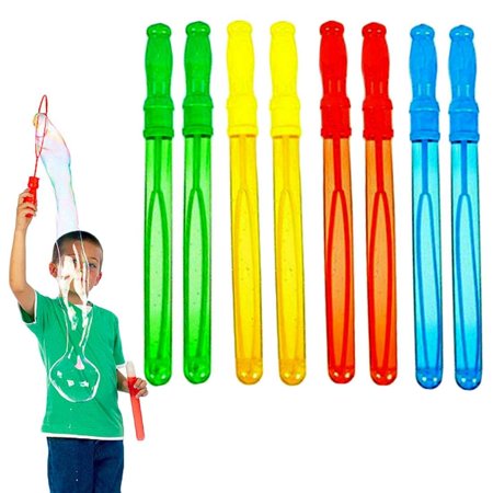 Big Bubble Wand Assortment - Super Value Pack of Summer Toy Party Favor (6