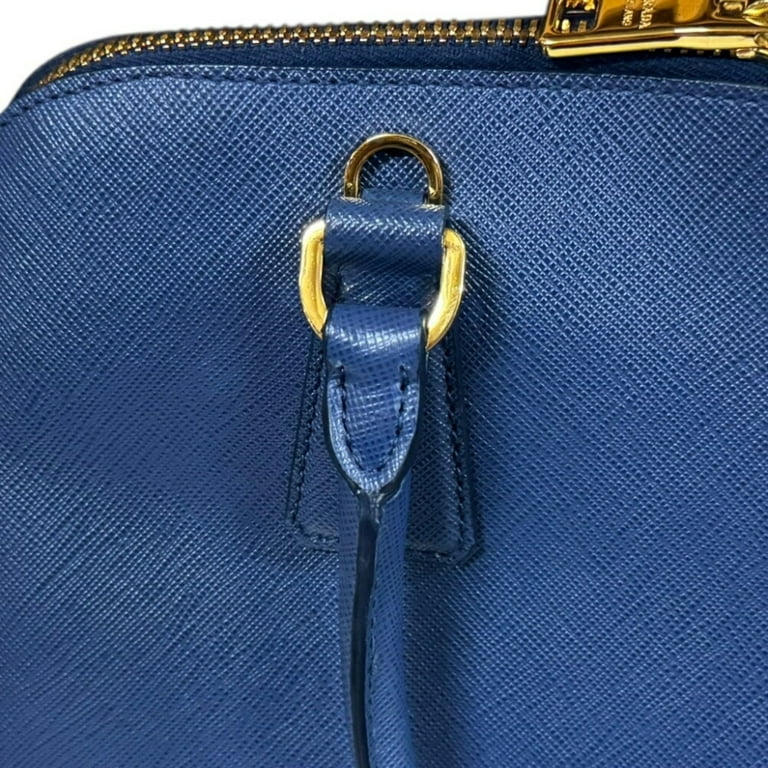 Pre-Owned Prada Promenade Saffiano Shoulder Bag Leather BL0837