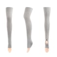 thumbnail image 2 of AXXD Womens Hiking Socks,Fall Winter Pure Color Yoga Warm Wool Leg Warmers With Extended Knees And Feet Piled Socks, 2 of 2