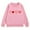 Pink, variant on KAUOD Girls Heart Print Sweatshirts Ribbed Cuffs Cute Crew Neck Pullover Tops Clothes Teen Kids Long Sleeve Cotton Hoodies